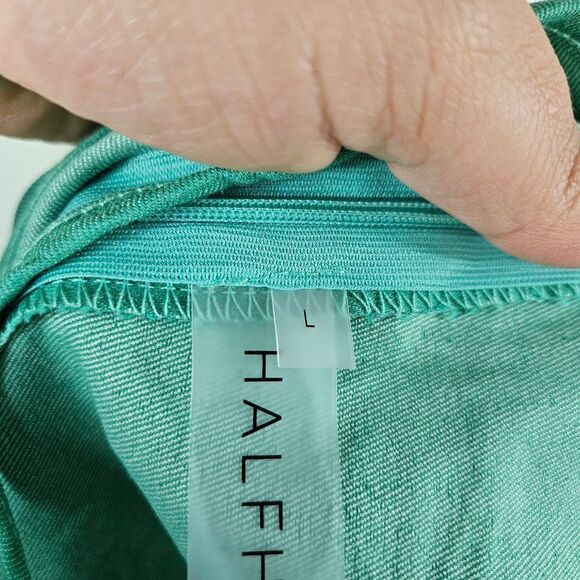 NWOT Halfheart Step Up Mini Dress. Green Lrg#027 - Picture 12 of 16